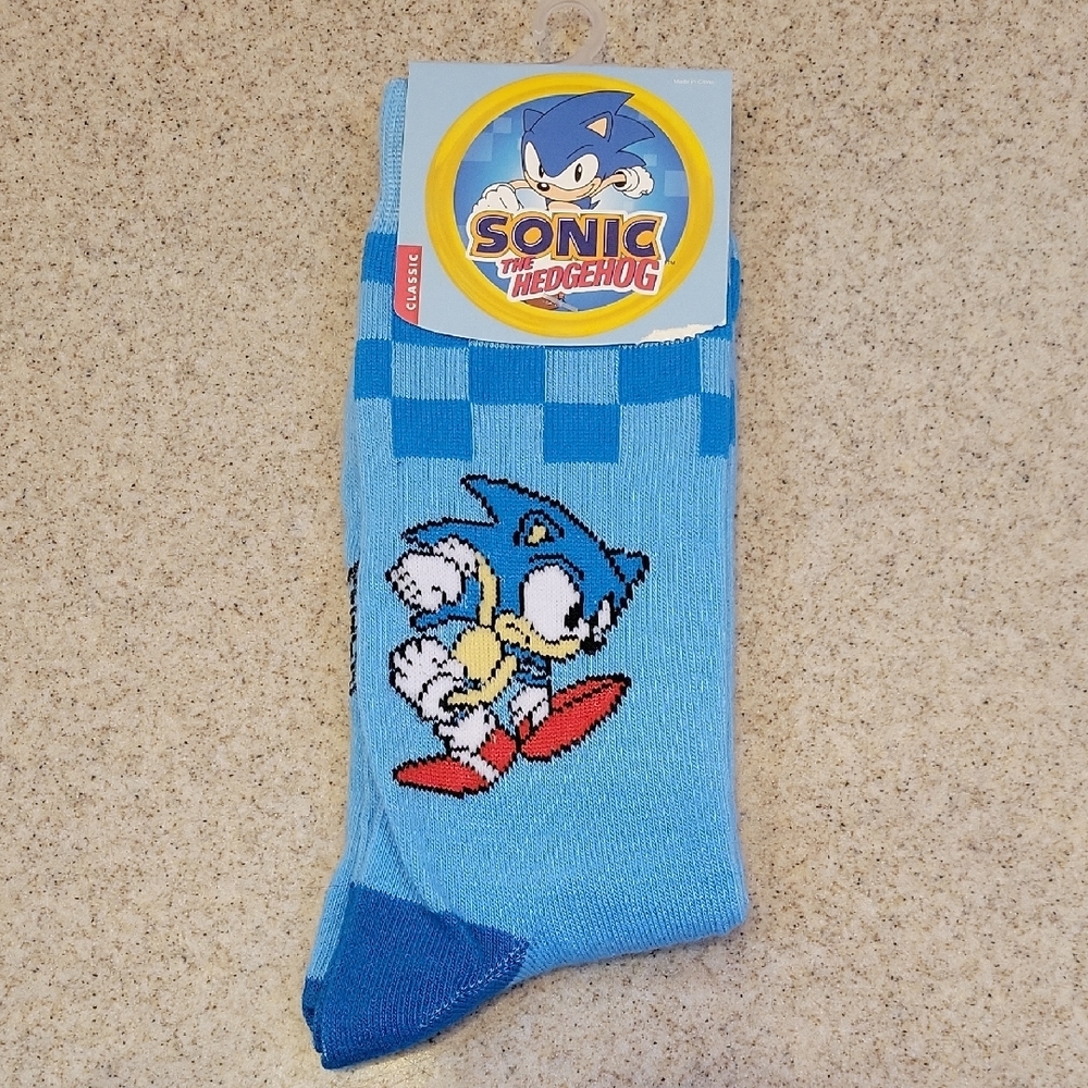 Sonic the Hedgehog Blue Casual Socks
